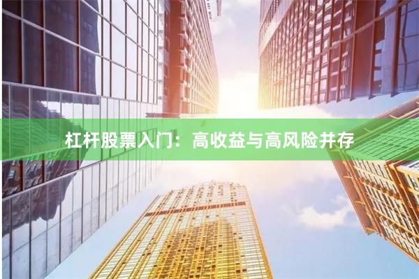 杠杆股票入门：高收益与高风险并存